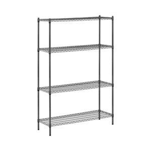 Fémpolc - 120 x 45 x 180 cm - 1.000 kg - szürke | MSW