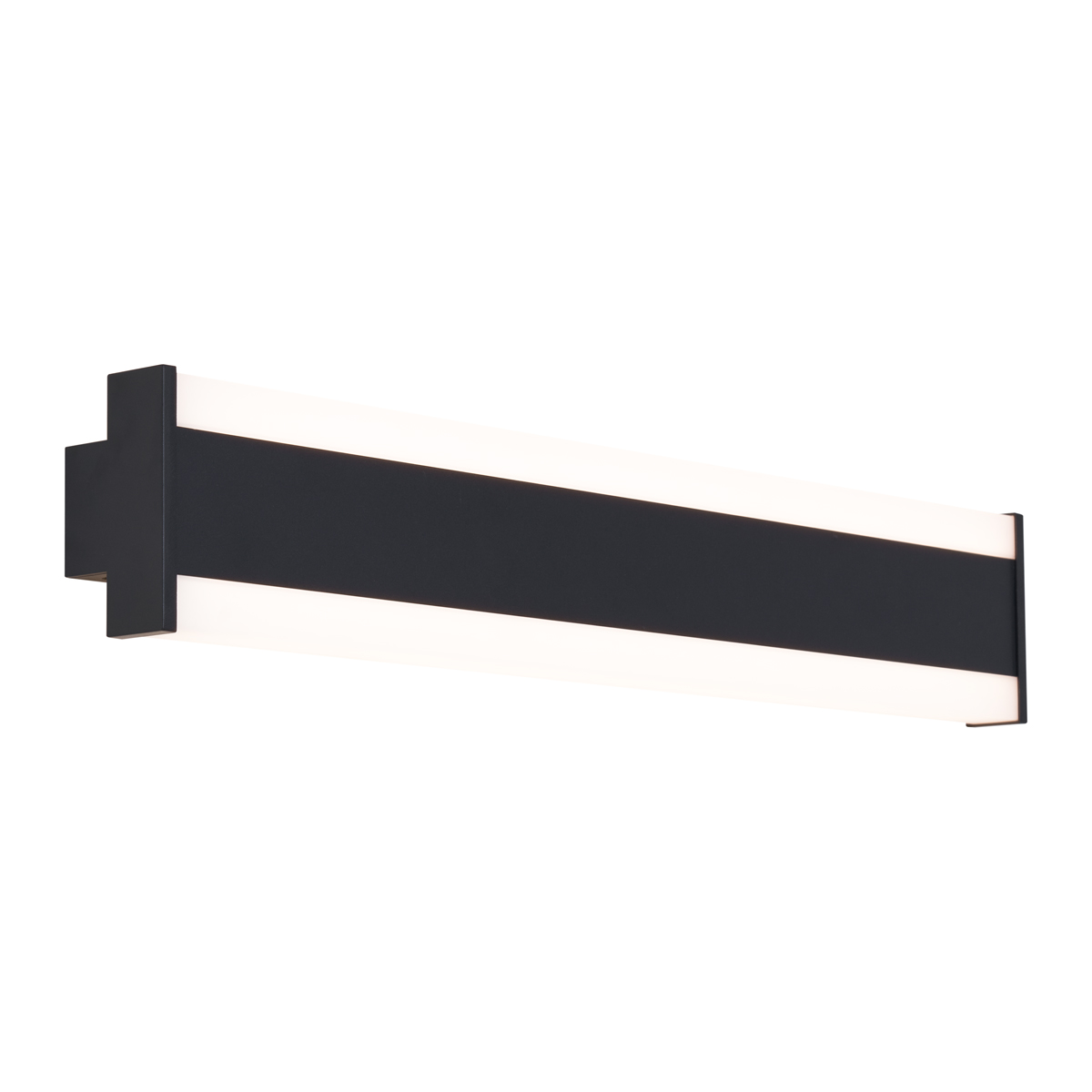 Modern Fekete Cct Fali Lámpa 60Cm Led-Del Ip54 - Vanya