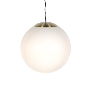 Skandináv lógólámpa opál üvegből 50 cm - Ball 50