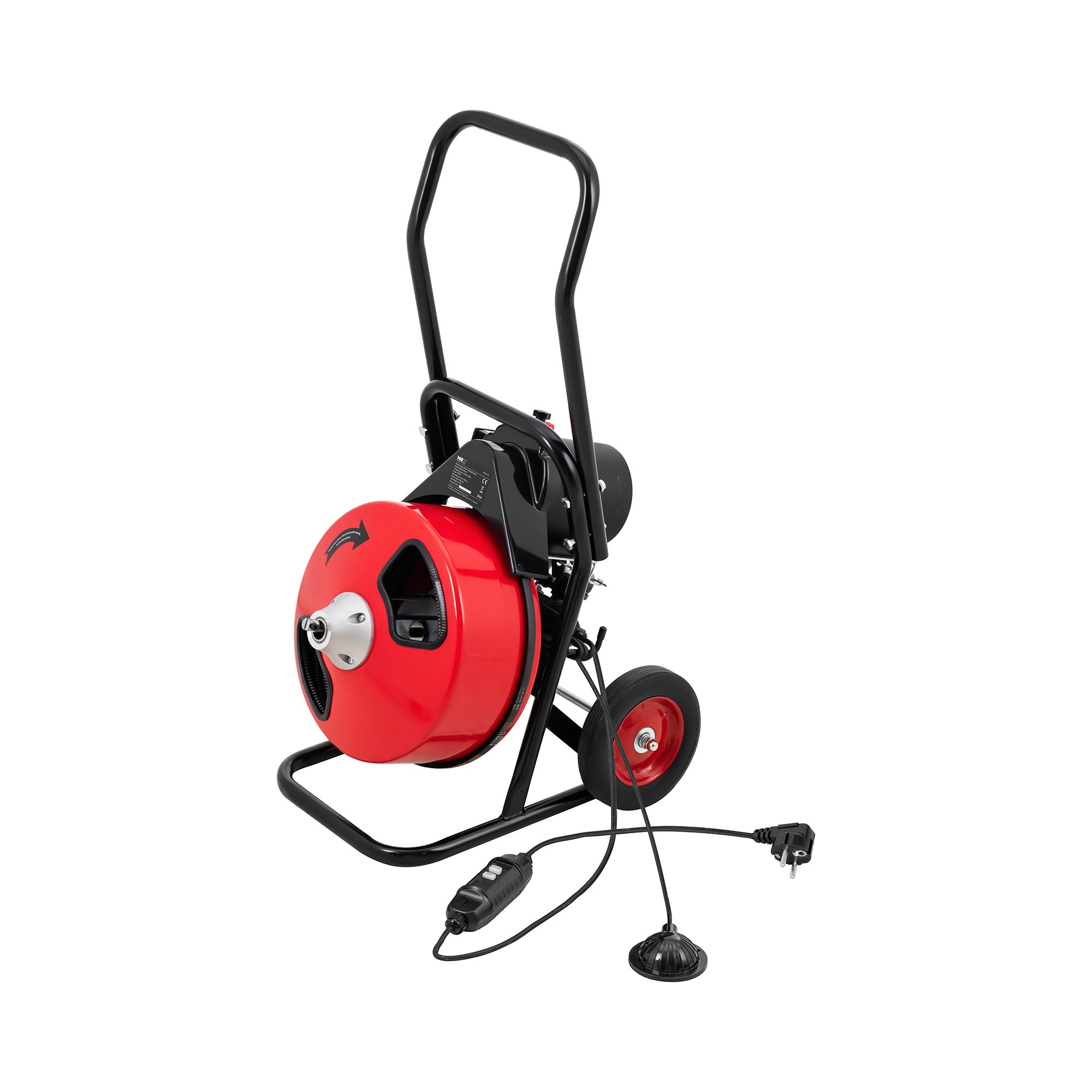 Dobos Csőtisztító Gép Kerekekkel - 390 W - 1486 Fordulat/Perc - Ø 32–100 Mm | Msw