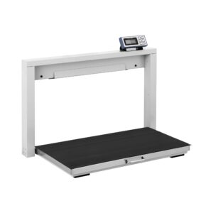 Padlómérleg - 150 kg / 50 g - állatok számára alkalmas csúszásgátló szőnyeg - összecsukható - LCD | Steinberg Systems