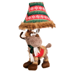 Karácsonyi Asztali Lámpa Rénszarvas Barna Led-Del - Rudi – Happy Lamps