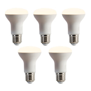 5 Db E27-Es Dimmelhető Led Izzó Szett R63 6.2W 520Lm 2700K – Luedd