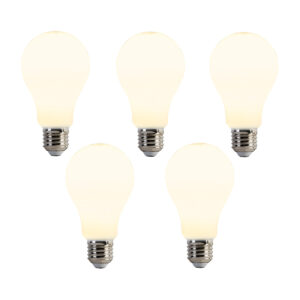 5 Db E27 Led Izzó Szett A67 Opál 8W 900Lm 2700K – Luedd