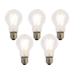 5 Darabos Készlet E27 3 Lépésben Dimmelhető Led Izzók A60 5W 700 Lm 2700K – Luedd