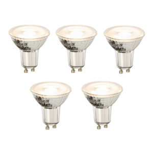 5 Db Gu10 Dimmelhető Led Izzó Szett 8W 660Lm 3000K – Luedd