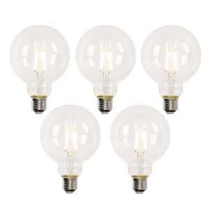 5 Db-Os E27-Es Okos Led Izzó Szett G95 4