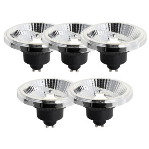 5 Darabos Gu10 Dimmelhető Led Izzó Készlet 111Mm 10.5W 770Lm 4000K – Luedd