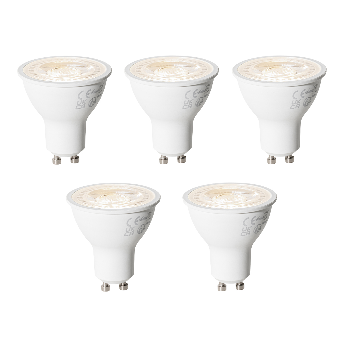 5 Darabos Gu10 Dimmelhető Led Izzókészlet 6W 450 Lm 3000K – Luedd