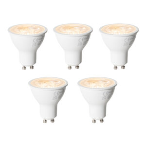 5 Darabos Gu10 3 Lépésben Dimmelhető Led Izzó Készlet 6W 430 Lm 2000 - 6000K – Luedd