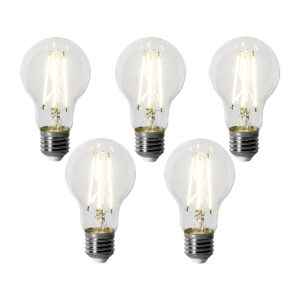 5 Darabos E27 Dimmelhető Led Izzókészlet A60 6W 500 Lm 4000K – Luedd