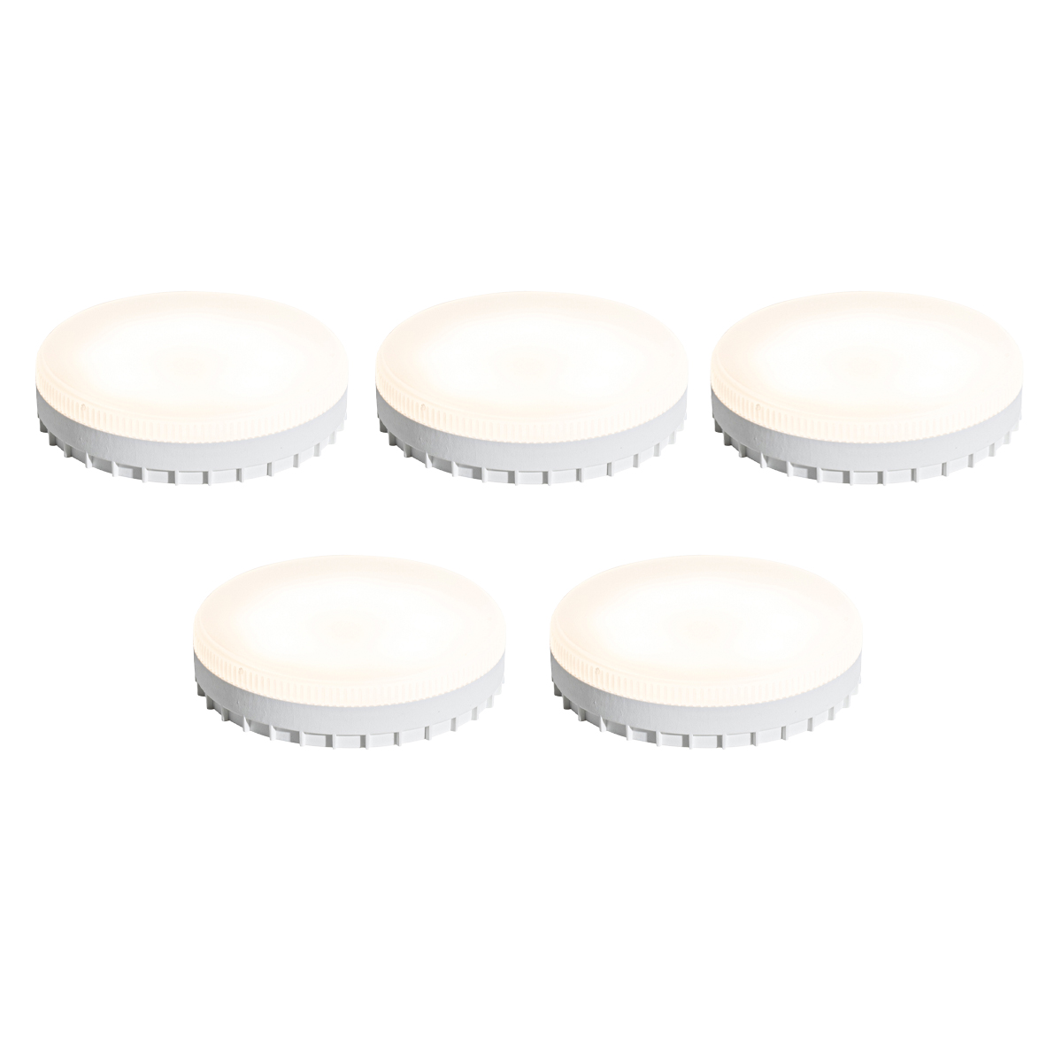 5 Darabos Gx53 3 Lépésben Dimmelhető Led Izzó Készlet 9W 900 Lm 3000K – Luedd