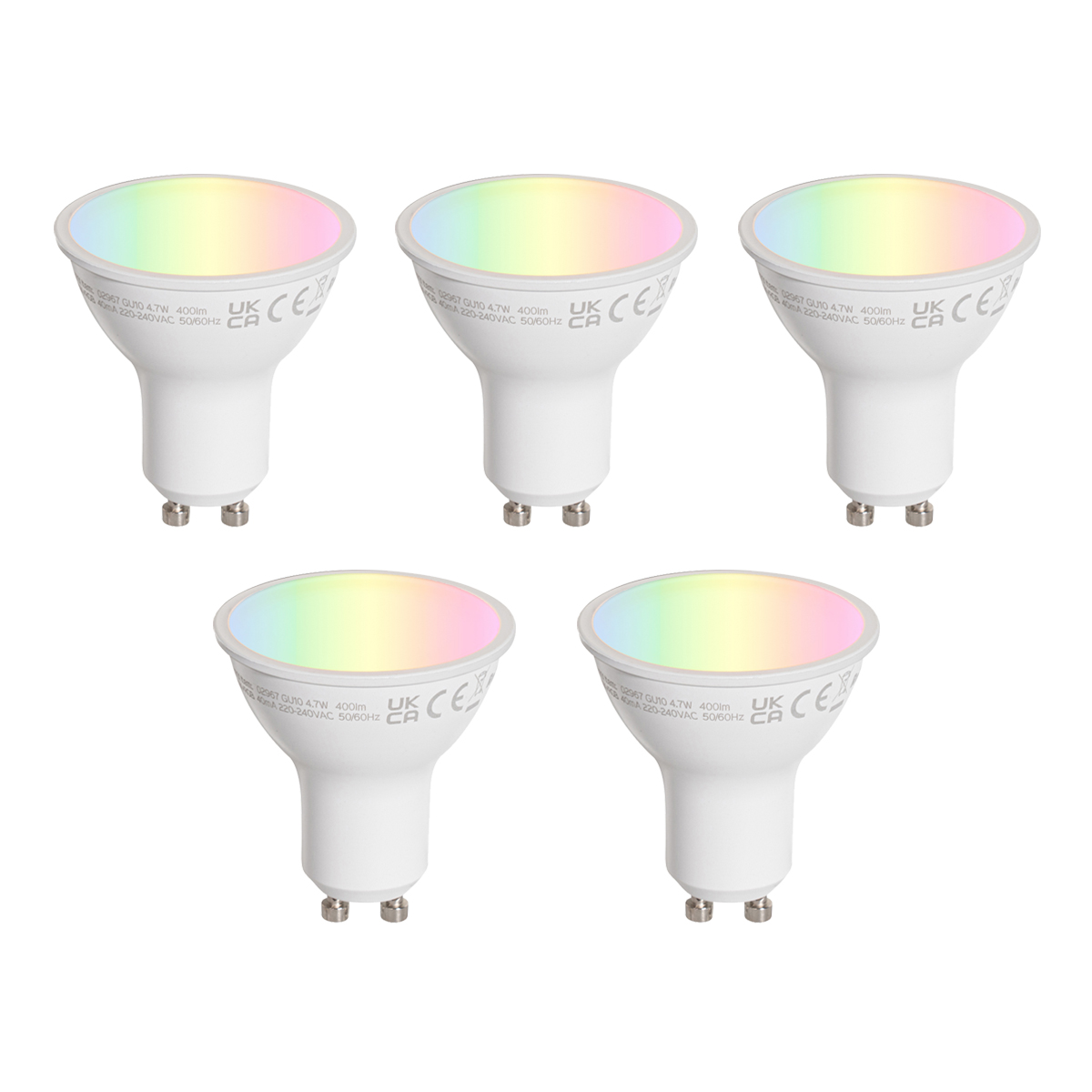 5 Darabos Gu10 50 Mm-Es Led Izzókészlet