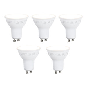 5 darabos Smart GU10 50 mm-es dimmelhető LED izzókészlet