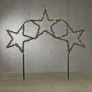 Karácsonyi reflektorfény csillagok LED-del