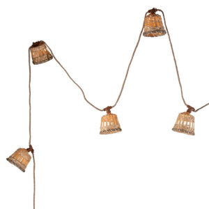 Modern kültéri fényfüzér 8m LED-del 10 lámpával - Aurora – Newgarden