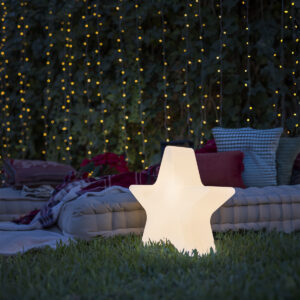 Karácsonyi állólámpa fehér 45 cm