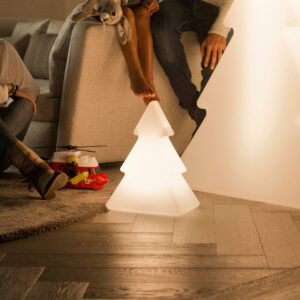 Karácsonyi állólámpa fehér 40 cm