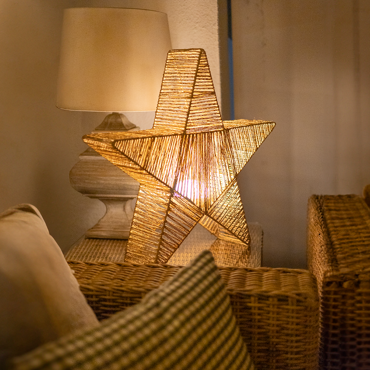 Karácsonyi Állólámpa Barna 60 Cm