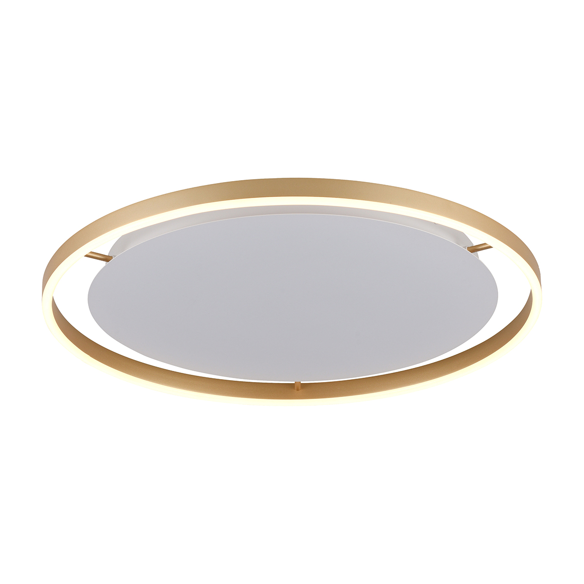 Mennyezeti Lámpa Sárgaréz 60 Cm Beépített Led-Del 3 Fokozatú Fényerő-Szabályozóval - Zlatan – Paul Neuhaus