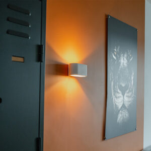 Modern Fali Lámpa Fehér Lapos - Gipsy Arles – Qazqa