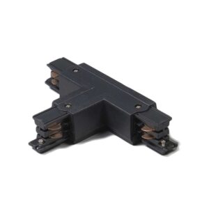 T-Csatlakozó 3 Fázisú Sínhez Fekete Bal Felső - 3 Fázisú – Qazqa