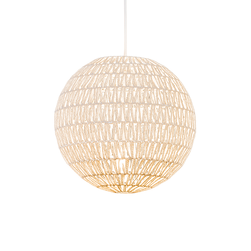 Retro Lógólámpa Fehér 40 Cm - Lina Ball 40 – Qazqa