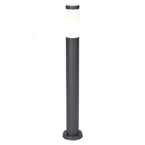 Antracit Szürke Oszloplámpa 80 Cm Ip44 Opál - Rox – Qazqa