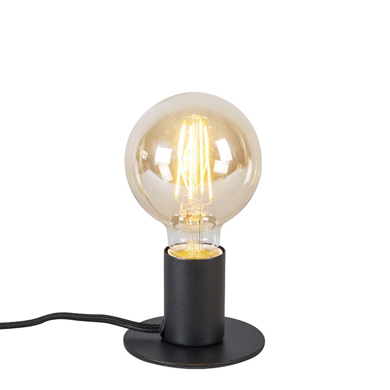 Modern Asztali Lámpa Fekete - Facil – Qazqa