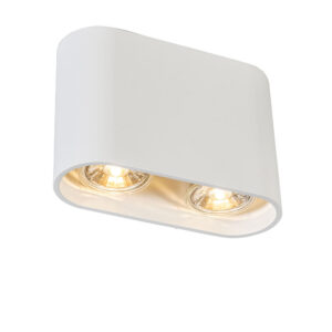 Modern Spotlámpa Fehér - Ronda Duo – Qazqa