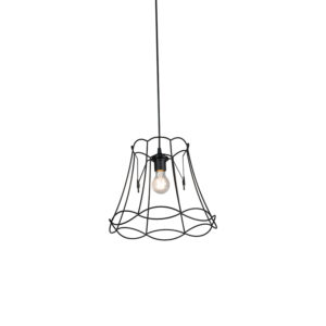 Retro Lógólámpa Fekete 35 Cm - Granny Frame – Qazqa