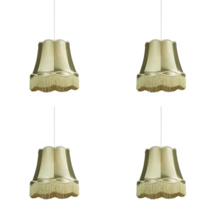 4 Db-Os Készlet Retro Lógólámpa Zöld 45 Cm - Granny – Qazqa