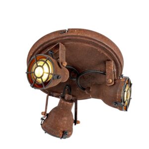 Mennyezeti Lámpa Rozsdabarna 3 Lámpás - Sorra – Qazqa