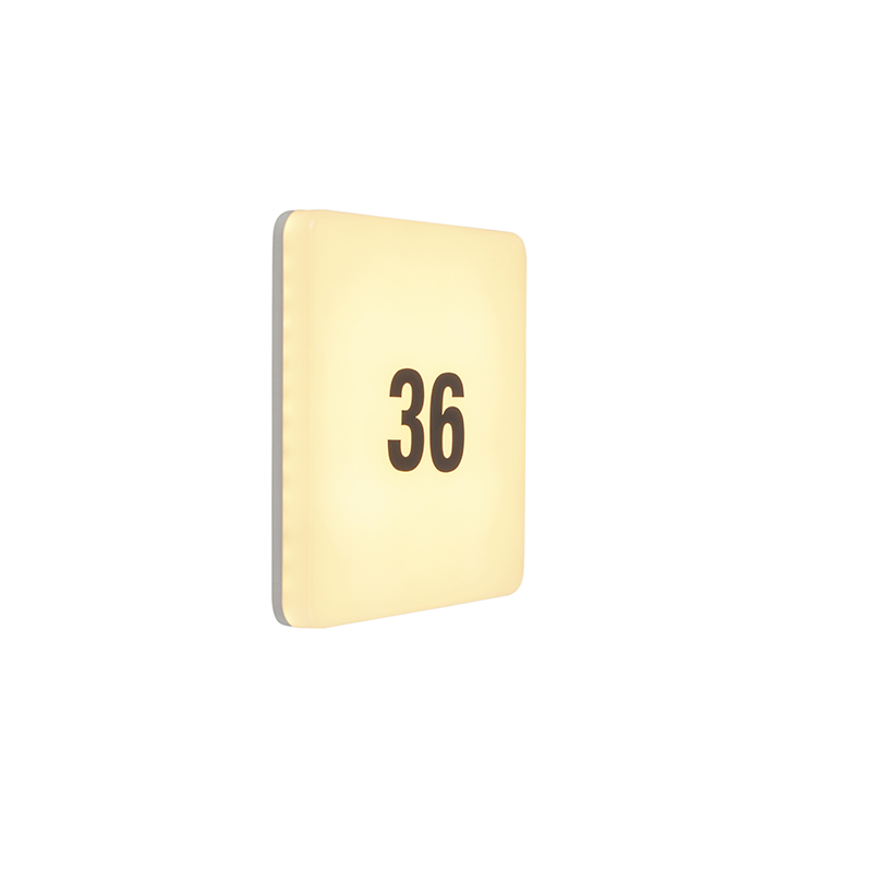 Modern Négyzet Alakú Fali Lámpa Beépített Led-Del