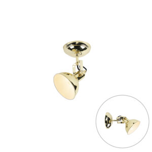 Ipari Kerek Reflektor Arany 1-Lámpás - Tommy – Qazqa