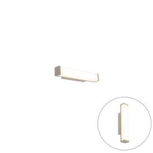 Fürdőszoba Fali Lámpa Acél 32 Cm Led-Del Ip44 - Cascada – Qazqa