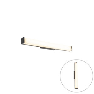 Modern Fürdőszobai Fali Lámpa Fekete 62 Cm Ip44 - Cascada – Qazqa