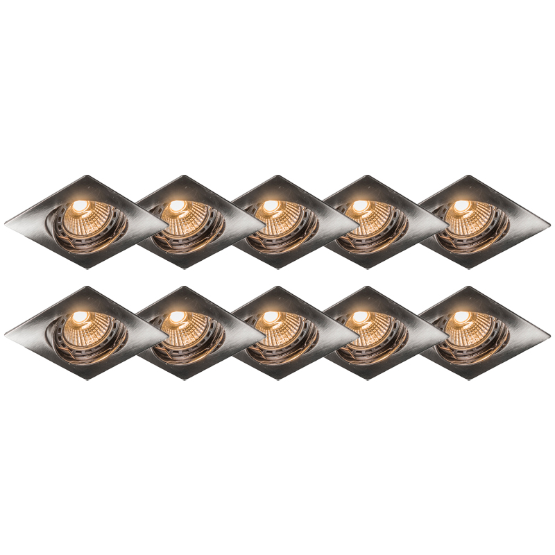 Modern Süllyesztett Spotlámpa Acél Dönthető