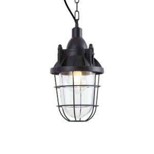 Ipari Függőlámpa Fekete - Cabin – Qazqa