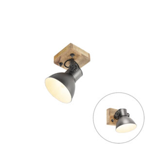 Ipari Reflektor Sötétszürke Mangófa Betéttel 18 Cm - Mangoes – Qazqa