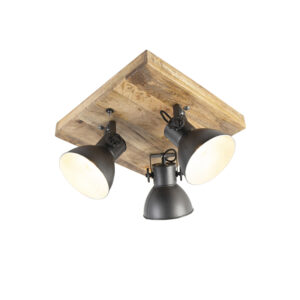 Ipari Reflektor Sötétszürke Mangófa Betétekkel