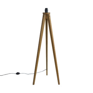 Rusztikus Állólámpa Állvány Vintage Fa - Tripod Classic – Qazqa