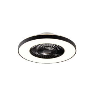 Mennyezeti Ventilátor Fekete Csillag Effektussal 60Cm Led-Del