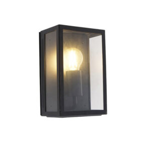 Okos Kültéri Fali Lámpa Fekete 25