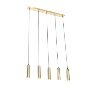 Modern Lógólámpa Sárgaréz 5-Lámpás - Jeana – Qazqa