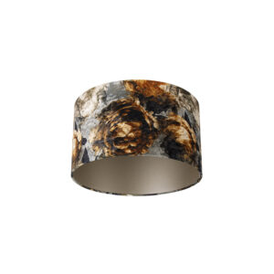 Bársony Lámpabúra Virágmintával 35/35/20 – Qazqa