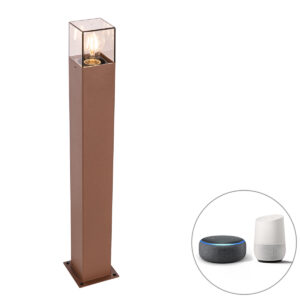 Okos álló kültéri lámpa rozsdabarna 70 cm WiFi-vel P45 - Denmark – QAZQA