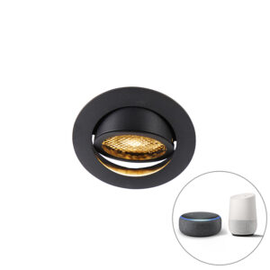 Okos süllyesztett spot fekete