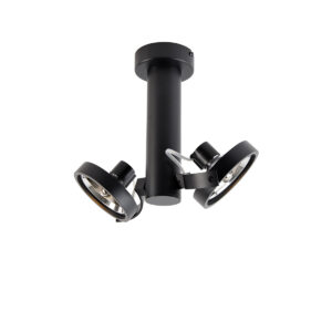 Modern fekete állítható spotlámpa 2-lámpás - Goes – QAZQA