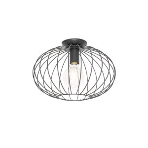 Ipari Mennyezeti Lámpa Fekete - Margarita – Qazqa